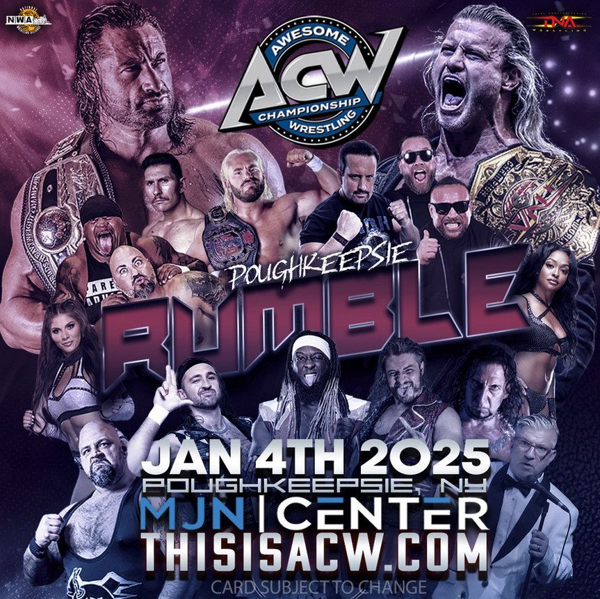 ACW Poughkeepsie Rumble, January 4th 2025 at the MJN Center in Poughkeepsie, NY | Awesome Championship Wrestling