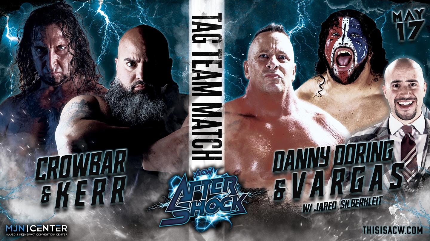 Two generations of violence collide as the unhinged Crowbar joins forces with the monstrous Kerr to unleash hell on ECW original Danny Doring and the Dominican Destroyer himself, Vargas — whose services were secured by Jared Silberkleit’s never-ending trust fund.