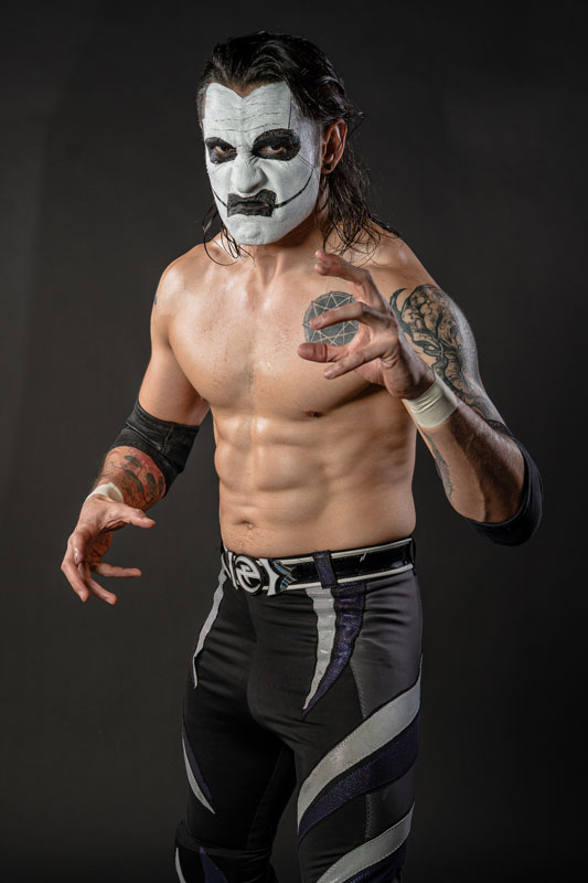 fear is a chilean pro wrestler for WKC who is coming to Awesome Championship Wrestling